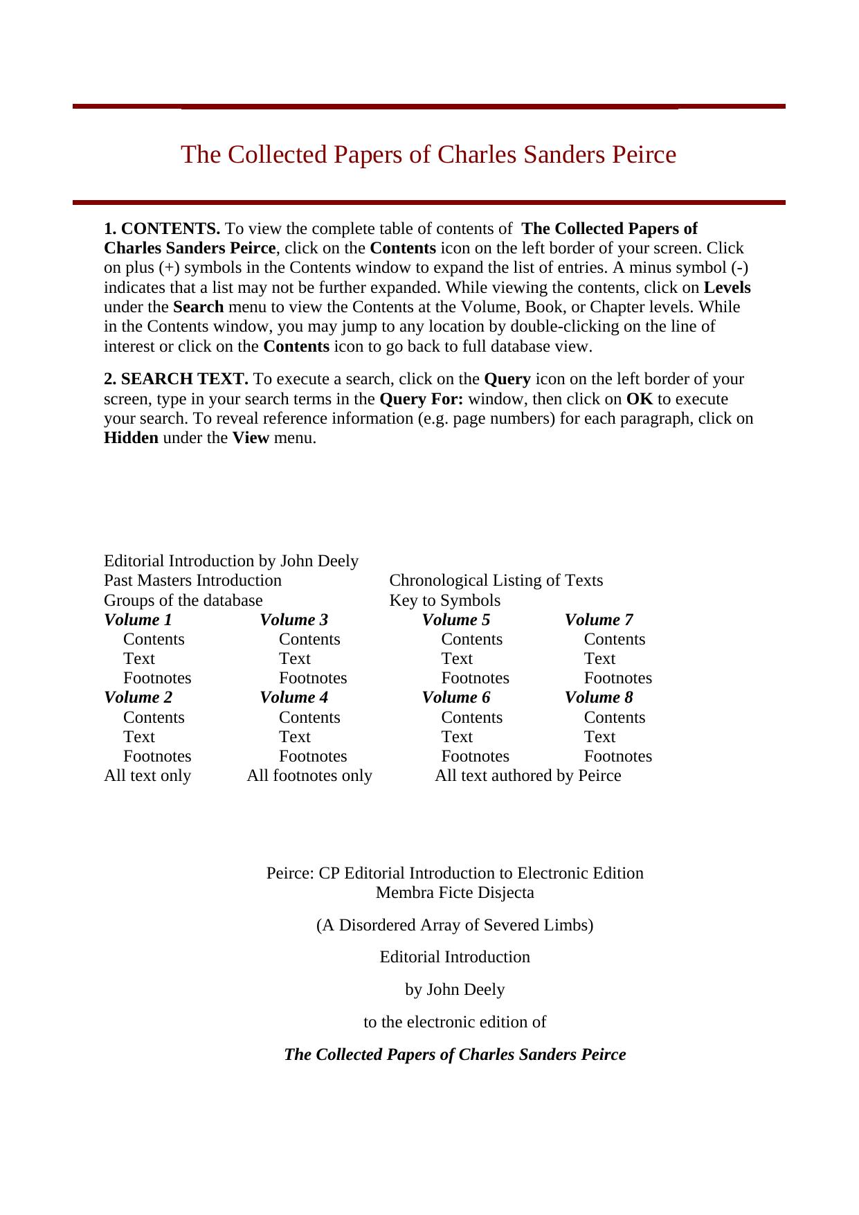 Index of /CalibreLibrary/Peirce, Charles Sanders/Collected Papers of ...